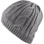 Waterproof Cable Knit Beanie - GREY